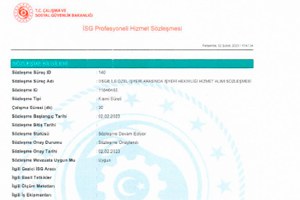 işyeri hekim güvenliği belgesi